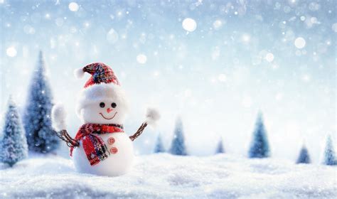 Download Snowfall Snow Winter Photography Snowman 4k Ultra HD Wallpaper