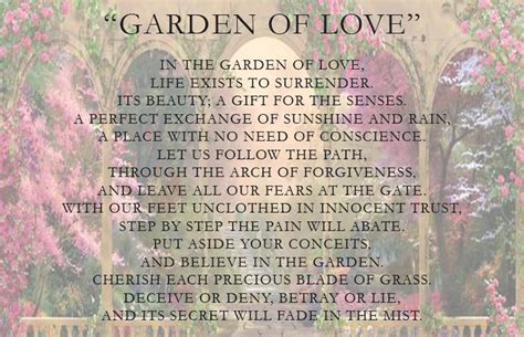 Garden of Love - Unique Kritiques