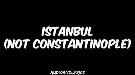 They Might Be Giants - Istanbul (Not Constantinople) (Lyrics) - YouTube