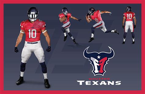 Houston Texans Uniform Redesigns :: Behance