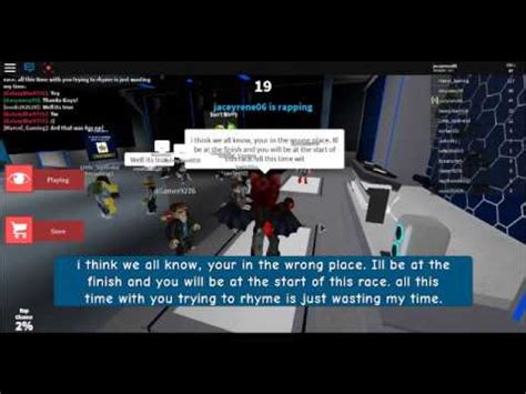 ROBLOX RAP BATTLES: Total roasts till I won! (read desc.) - YouTube