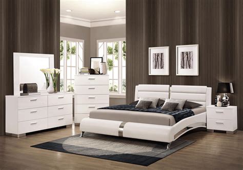 White Modern Bedroom Furniture - Modrest San Marino Modern White ...