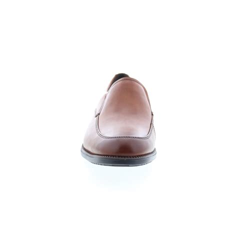 Rockport Total Motion DresSport Slip On Mens Brown Wide Loafers Casual - Ruze Shoes