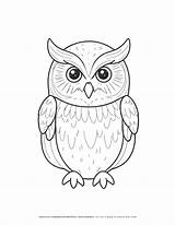 Owl Color By Number Free Printable Coloring Pages sketch template