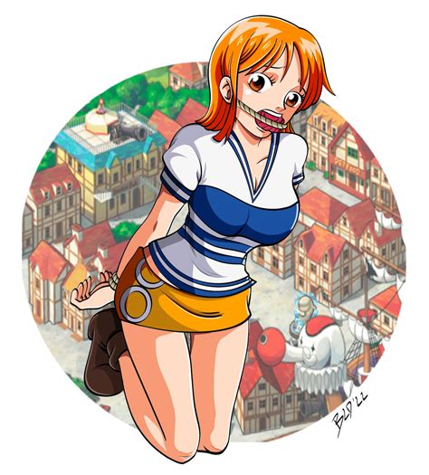 One Piece - Orange Town - Nami by bound2draw on DeviantArt