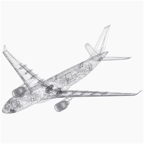 Airbus A330-200 (PW engines) 3D Model $99 - .max - Free3D