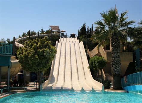 WaterPark Faliraki, Water Slides and Pools. Faliraki, Greece Editorial ...