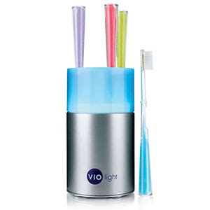 Violight Toothbrush Sanitizer. UV Light kills 99.9% of germs on your ...
