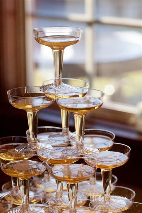 Classic Champagne Tower! | Champagne tower, Champagne, Champagne glasses