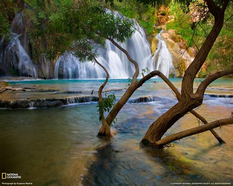 Havasu Creek Waterfall, from National Geographic | Waterfall pictures ...