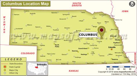 Where is Columbus, Nebraska