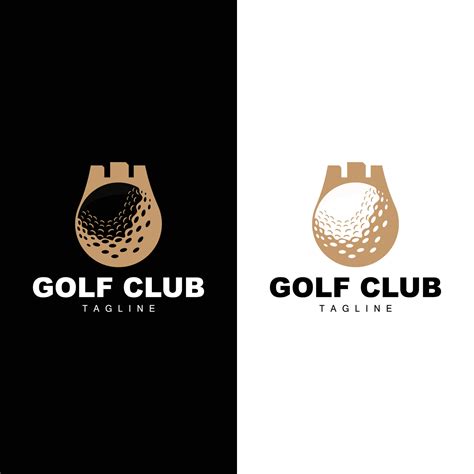 Golf Team Sport Logo Design Tournament Illustration Symbol Template ...