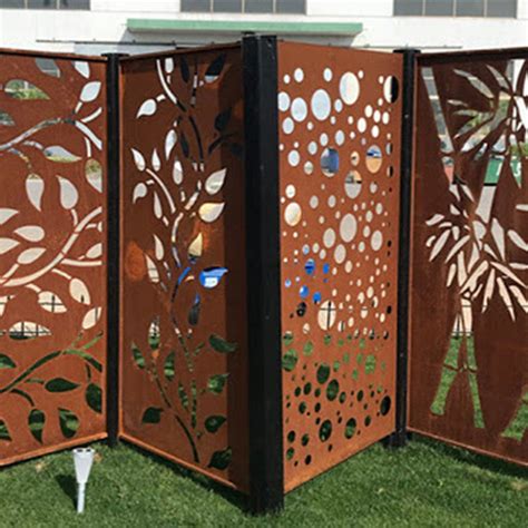 Portable Privacy Fence Outdoor Corten Screens - Folding Screen and Corten Steel Screen price