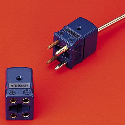 Thermocouple connector / electric / rectangular / locking - RITM Industry