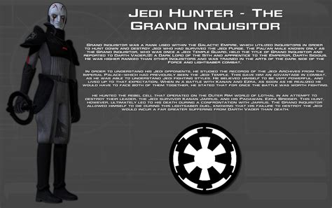 Grand Inquisitor character bio [New] by unusualsuspex on DeviantArt