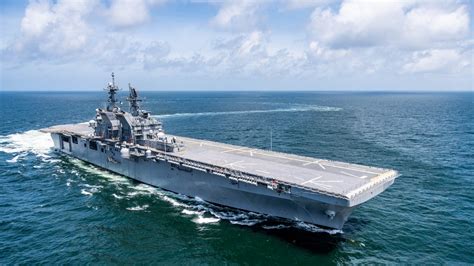 HUNTINGTON INGALLS INDUSTRIES DELIVERS AMPHIBIOUS ASSAULT SHIP TRIPOLI ...