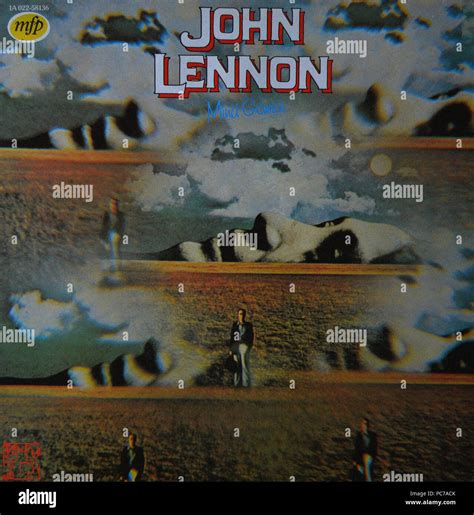 John Lennon - Mind Games - Vintage vinyl album cover Stock Photo - Alamy