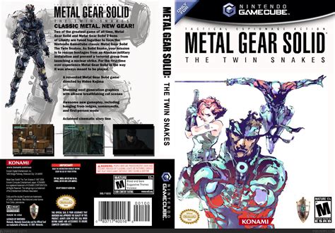 Metal Gear Solid: The Twin Snakes GameCube Box Art Cover by SNAKEMGS1