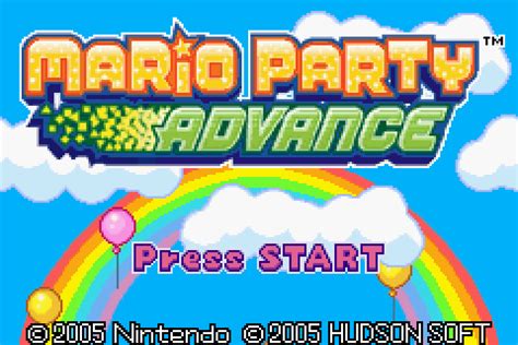 Mario Party Advance (2005) by Hudson GBA game