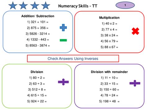 PGCE Numeracy Skills Test - Practise Questions | Teaching Resources