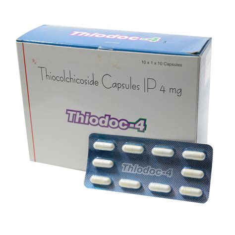 Thiocolchicoside Capsules IP at Rs 108/stripe in Mumbai | ID: 15296341112