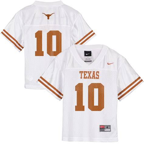 #10 Texas Longhorns Nike Preschool Vintage Replica Jersey - White