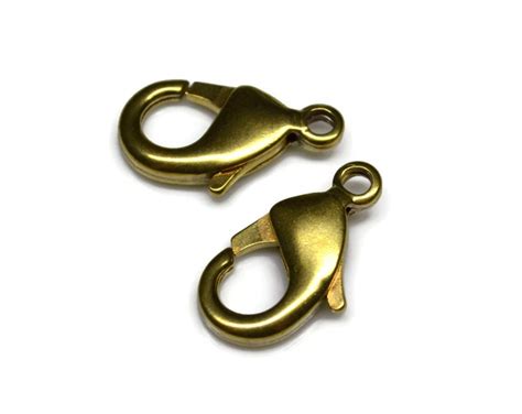 Extra Large Lobster Claw Clasp, 22.5mm, Raw Brass, Lead Free, Pkg 8 - Etsy