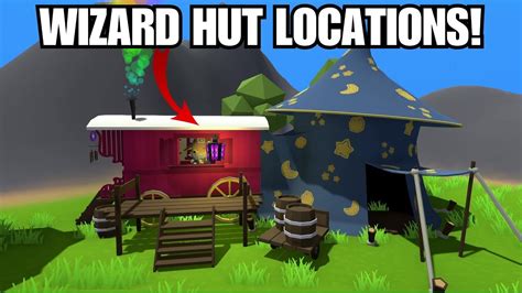 WHERE TO FIND THE WIZARD HUT! ALL SPAWN LOCATIONS! Wobbly Life Curious Collectors Update - YouTube