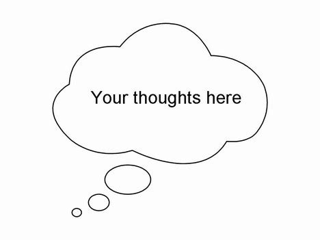 Thought and Speech Bubbles Clip Art