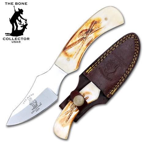 Bone Collector Hand Made Skinning / Hunting Knife BC807 - Walmart.com