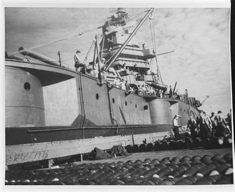 USS New Mexico (BB-40). Crew loading 14" shells for her next operation ...