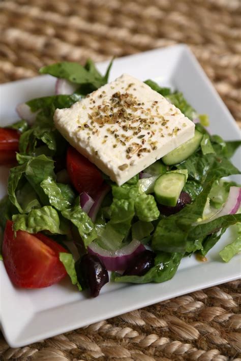 Greek Salad With Feta Cheese | Mediterranean Recipes | POPSUGAR Food ...