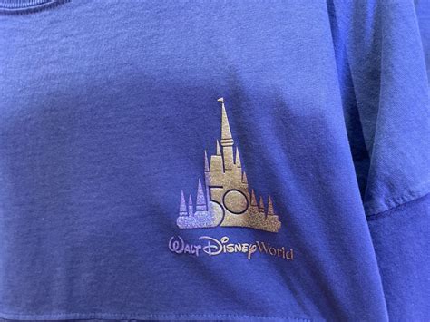 PHOTOS: New Glittery 50th Anniversary Spirit Jersey Arrives at Walt Disney World - Disney by Mark