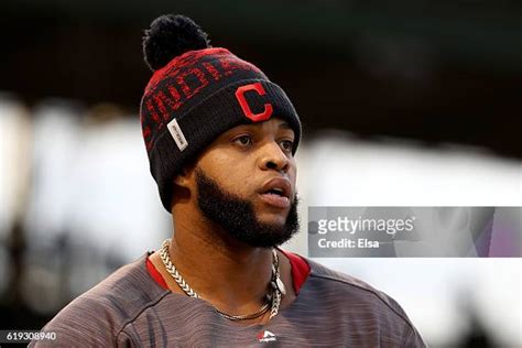 Carlos Santana Indians Batting Practice 2016 Photos and Premium High ...