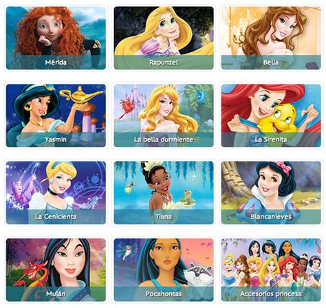 Nombres todas princesa Disney - Imagui