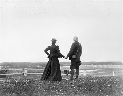 Alexander Graham Bell and his wife Mabel in Nova Scotia in 1898. : r/halifax