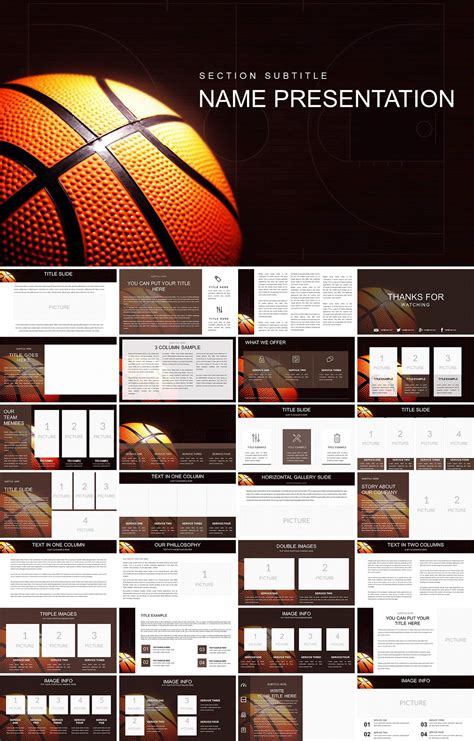 Basketball Template for PowerPoint presentation | Powerpoint templates ...