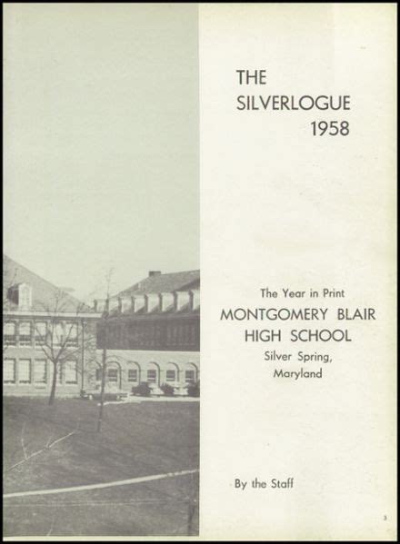 Explore 1958 Montgomery Blair High School Yearbook, Silver Spring MD - Classmates