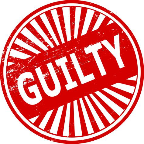 4 Guilty Stamp (PNG Transparent) | OnlyGFX.com