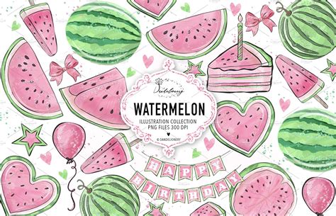 Watermelon design | Illustrations ~ Creative Market