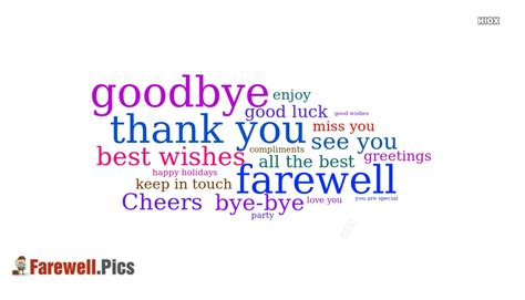 Farewell Images For Colleagues