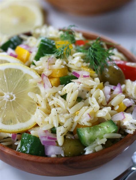 The Best Mediterranean Risoni Salad (Lemon Orzo Pasta Salad)