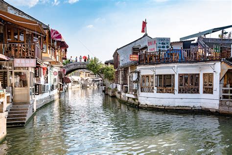 Architecture Of Zhujiajiao Ancient Town On Tourism And Vacation Picture ...