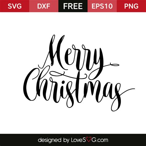 Free Christmas SVG Cut Files For Cricut