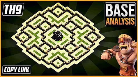 New BEST TH9 HYBRID/TROPHY Base 2020!! | Town Hall 9 (TH9) Hybrid Base Design - Clash of Clans ...