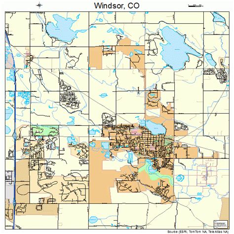 Windsor Colorado County Map