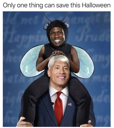 The Rock Kevin Hart Mike Pence Fly Halloween Costume - Meme - Shut Up ...