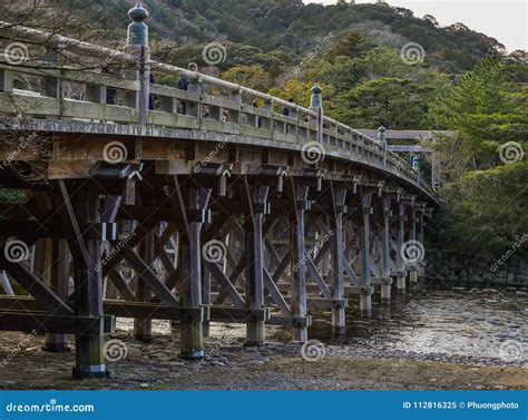 Uji Bridge of Ise Grand Shrine Editorial Image - Image of footbridge ...