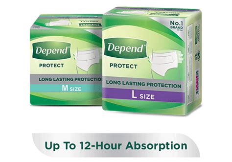 Adult Diaper Tape - Depend Protect Absorbent | Depend Singapore