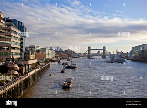 HMS Belfast with Tower Bridge, London Stock Photo - Alamy